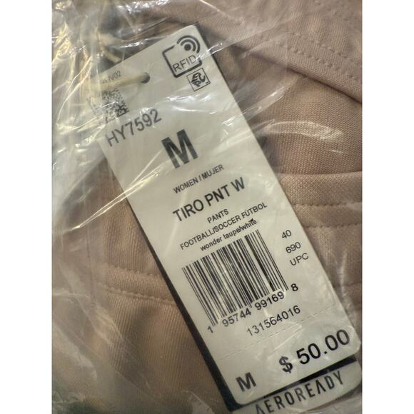 NEW Adidas Tiro 23 League Women’s Track Pants Tan Size Medium HY7592 - Picture 7 of 8